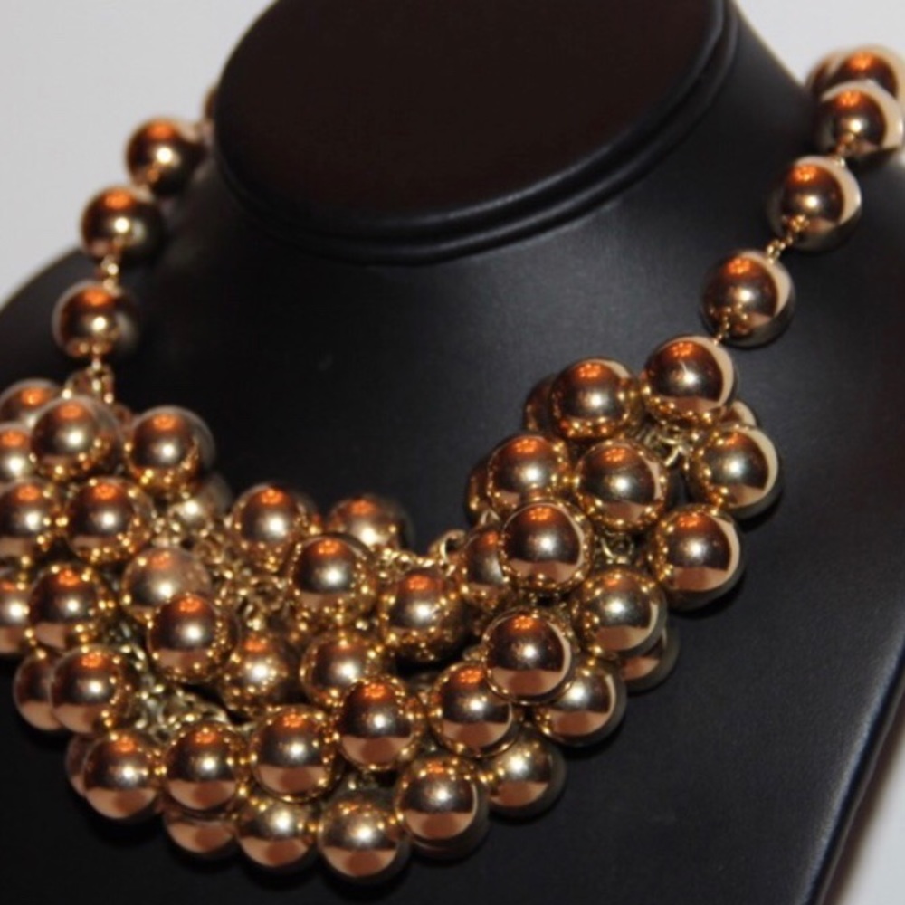 Gold Ball Necklace